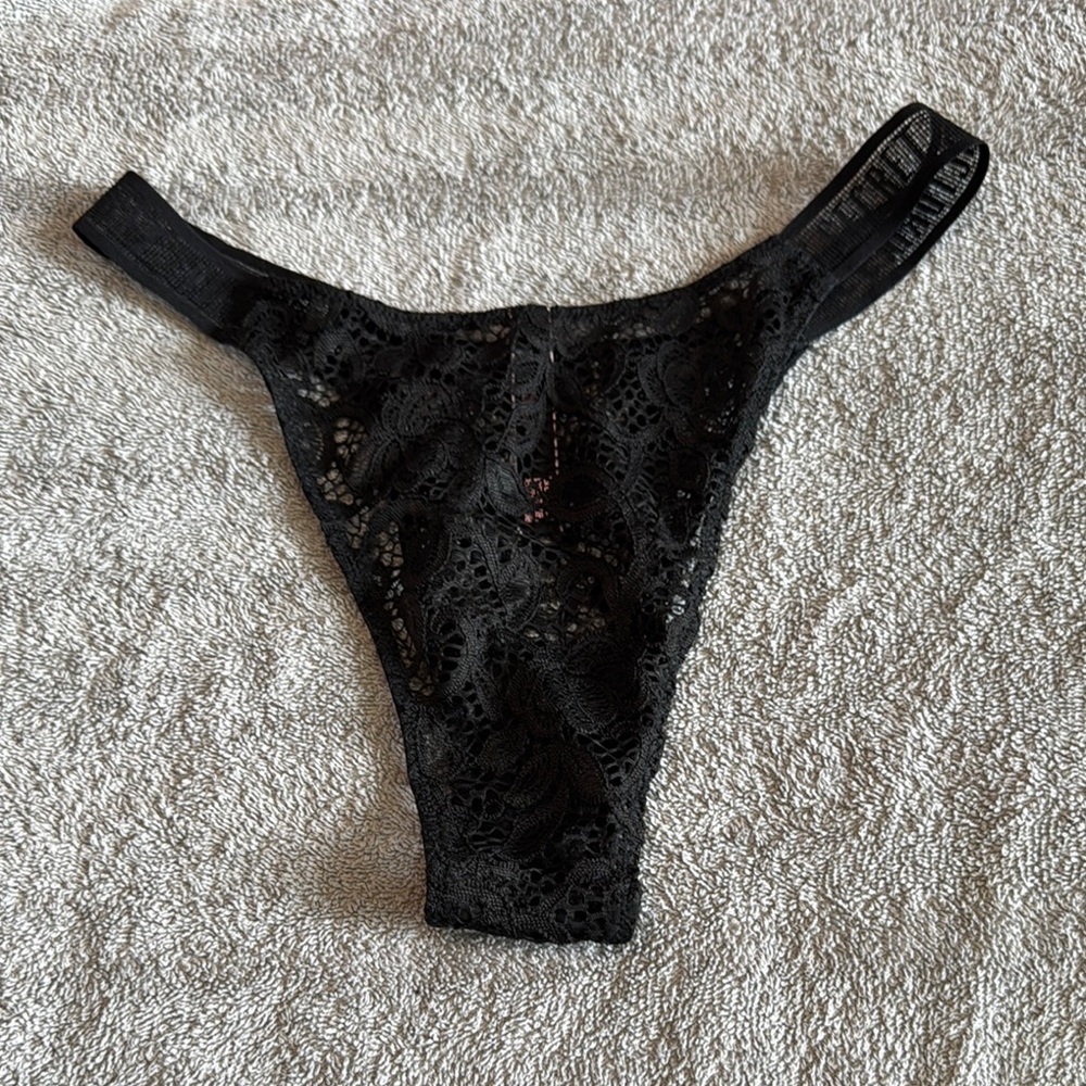 Victoria's Secret Black Lace Panties